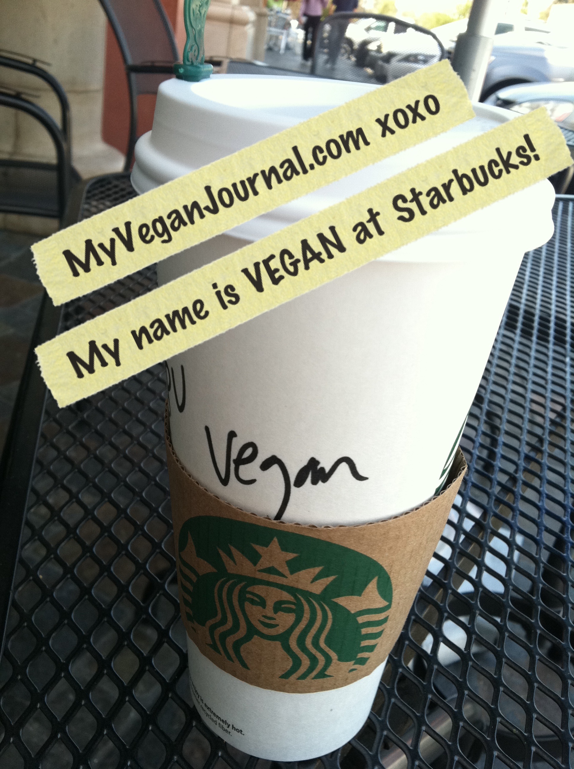 I'll have a Venti Vanilla, Coconut Milk Latte, Please! At Starbucks